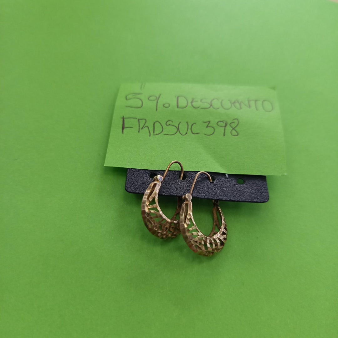 ARRACADAS PAR ORO 8 K 2,10 GRMS (SEMINUEVO)