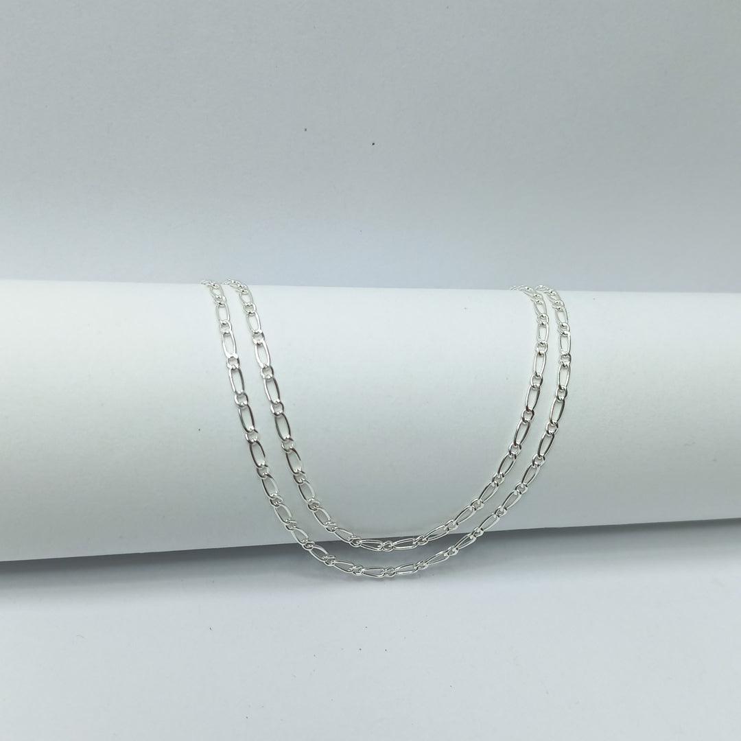 CADENA TEJIDO 1X1 PLATA .925 55 CM 3.3 GR (NUEVO)