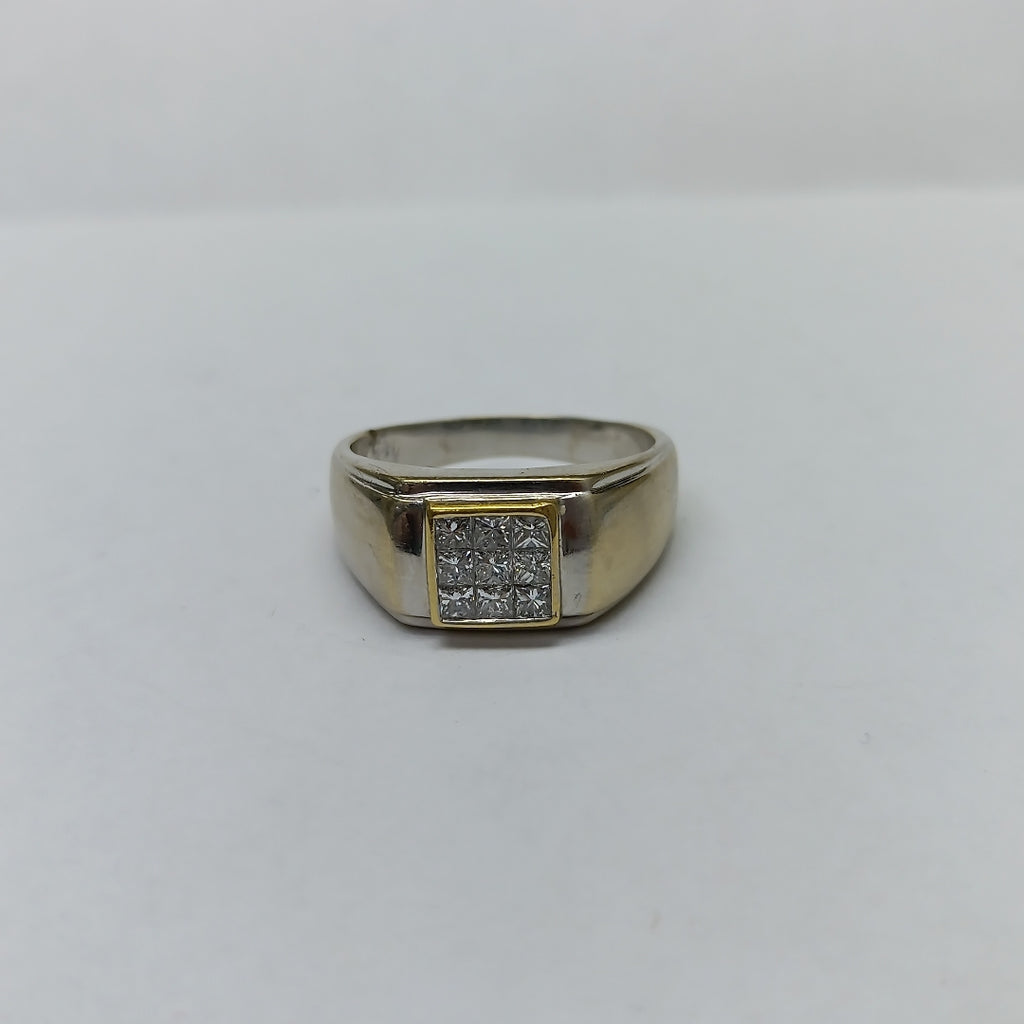 ANILLO ORO BLANCO 18 K 9.3 GRMS (SEMINUEVO)