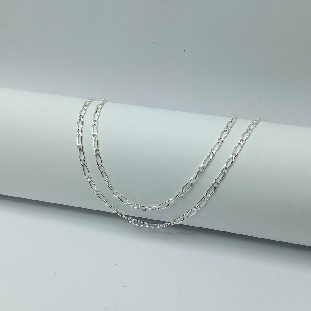 CADENA TEJIDO 1X1 PLATA .925 55 CM 3.2 GR (NUEVO)