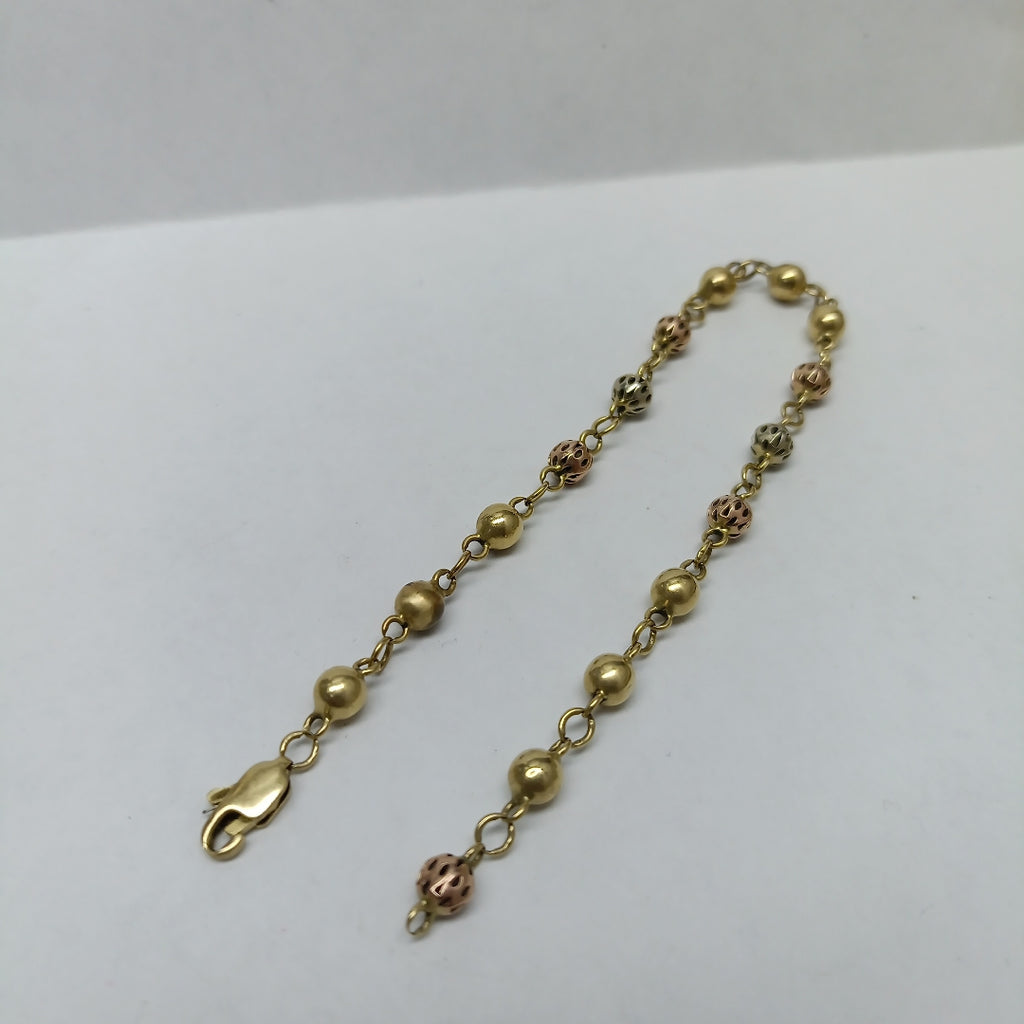PULSERA ORO COMBINADO 14 K 5.3 GRMS (SEMINUEVO)