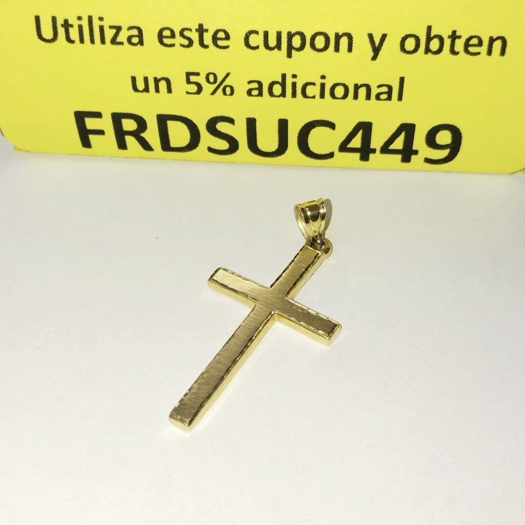 CRUZ, DIJE ORO 14 K 3.2 GRMS (SEMINUEVO)