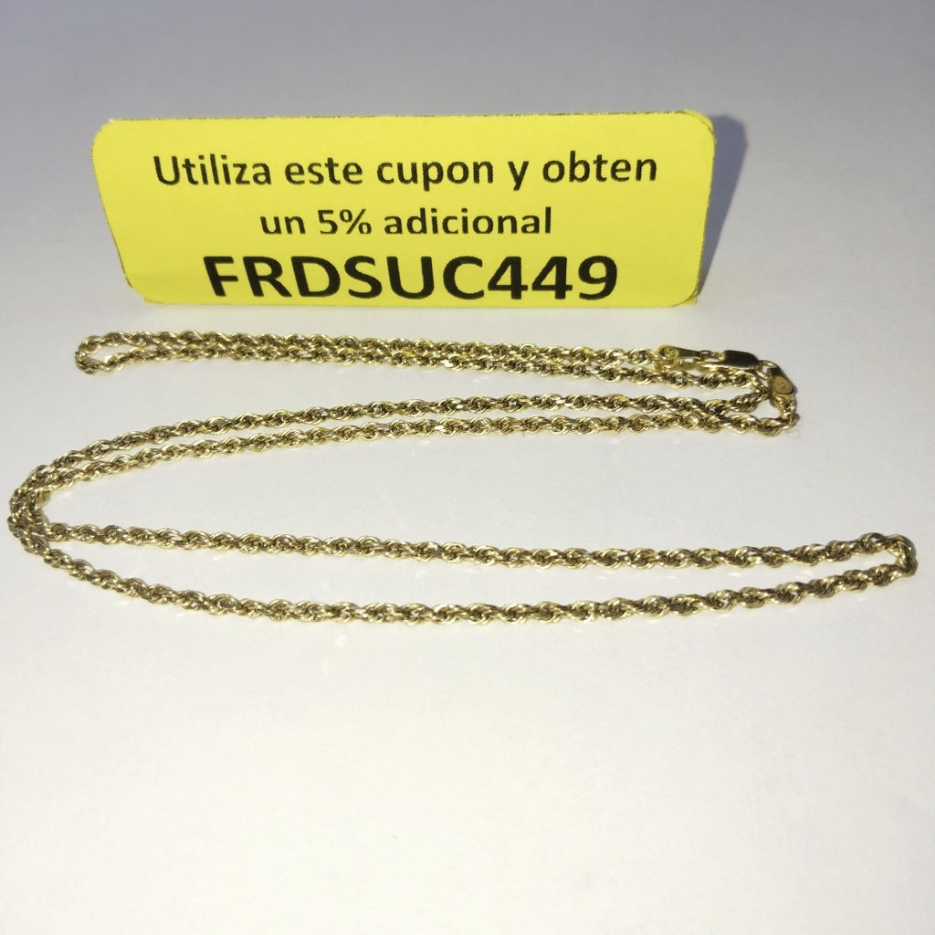 CADENA ORO 14 K 9.2 GRMS (SEMINUEVO)