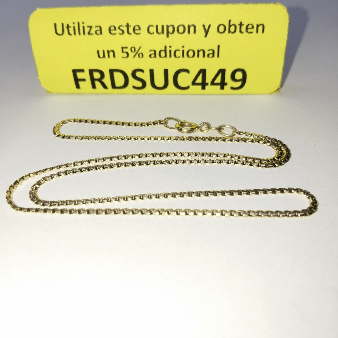 CADENA ORO 14 K 4.8 GRMS (SEMINUEVO)