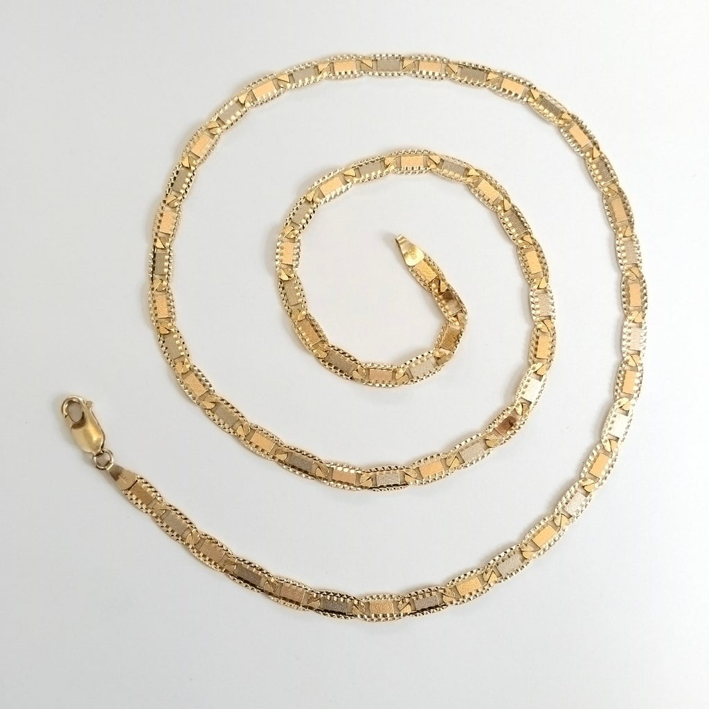 CADENA ORO,RODIADO 14 K 25,40 GRMS (SEMINUEVO)