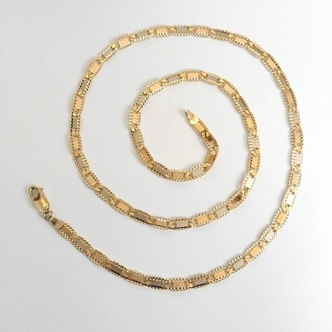 CADENA ORO,RODIADO 14 K 25,40 GRMS (SEMINUEVO)