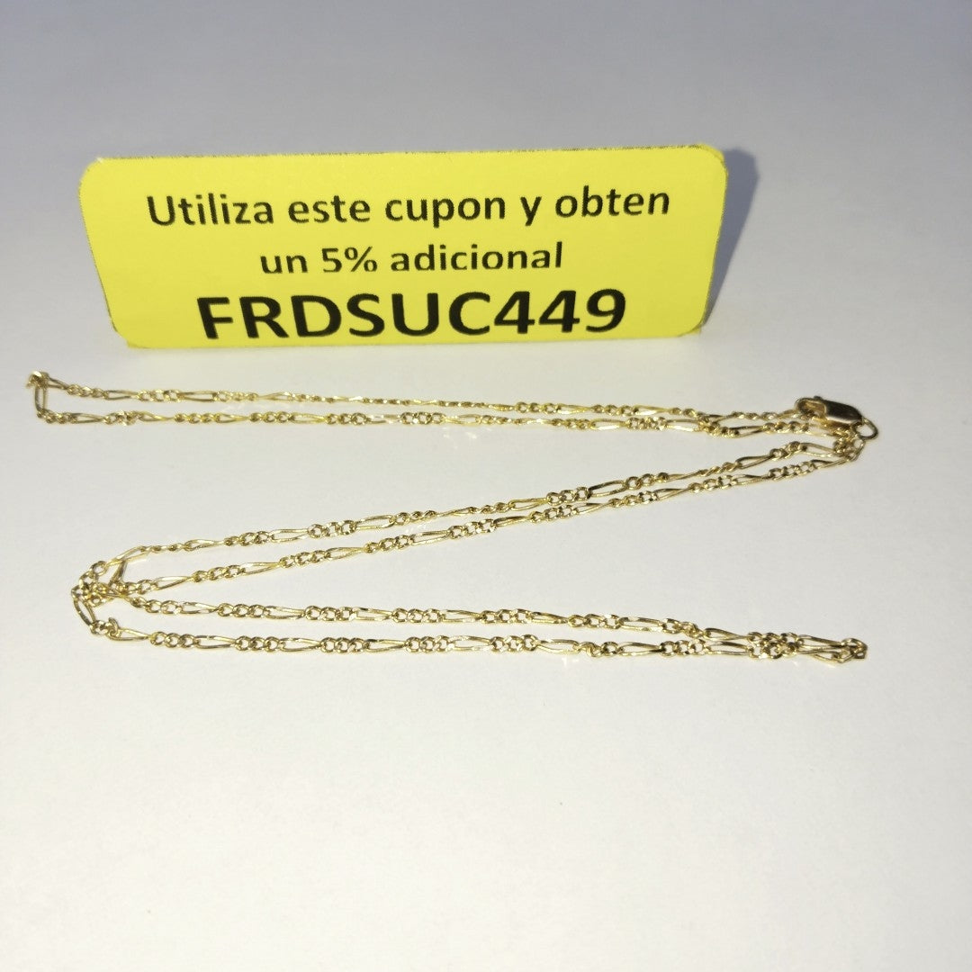 CADENA ORO 14 K 3.6 GRMS (SEMINUEVO)