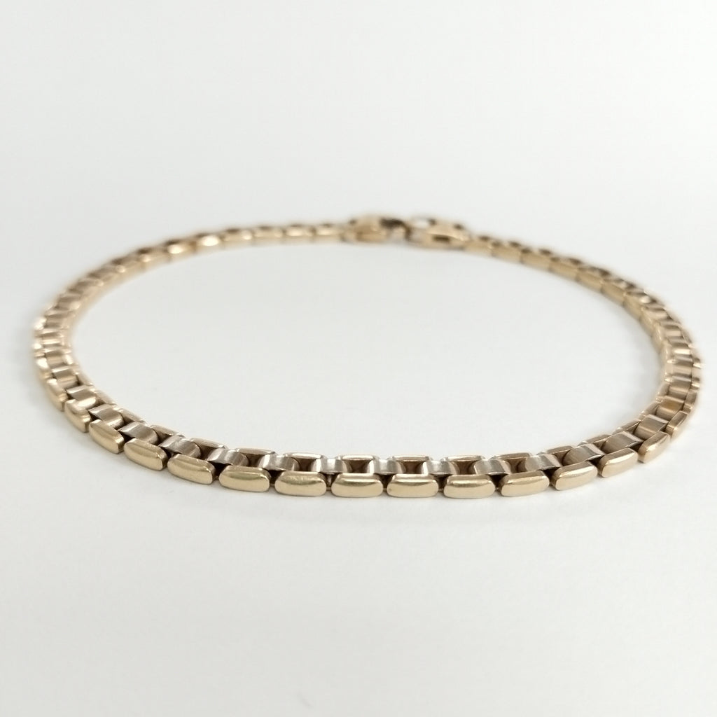 PULSERA ORO, ORO COMBINADO 14 K 13.3 GRMS (SEMINUEVO)