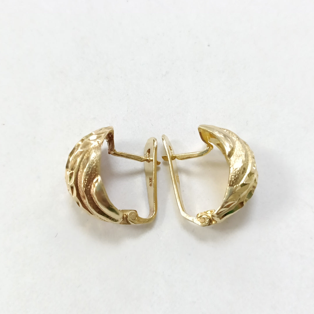 ARETES PAR ORO 14 K 6,90 GRMS (SEMINUEVO)