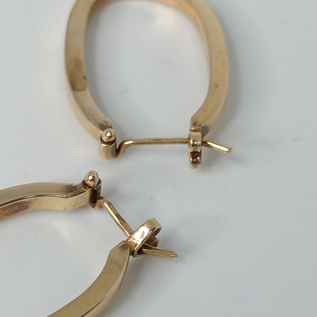 ARRACADAS PAR ORO 14 K 3,30 GRMS (SEMINUEVO)