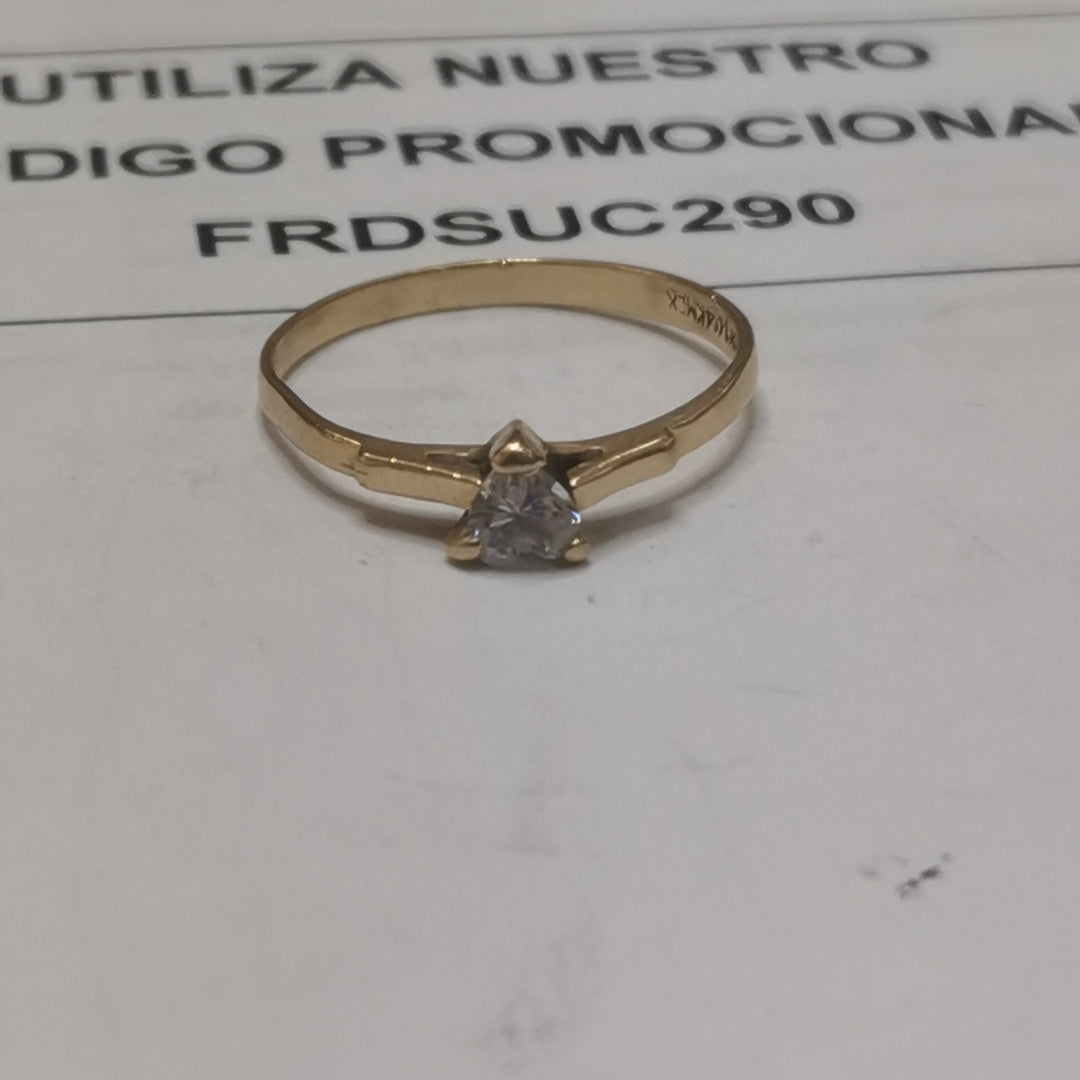 ANILLO ORO 14 K 1.5 GRMS (SEMINUEVO)