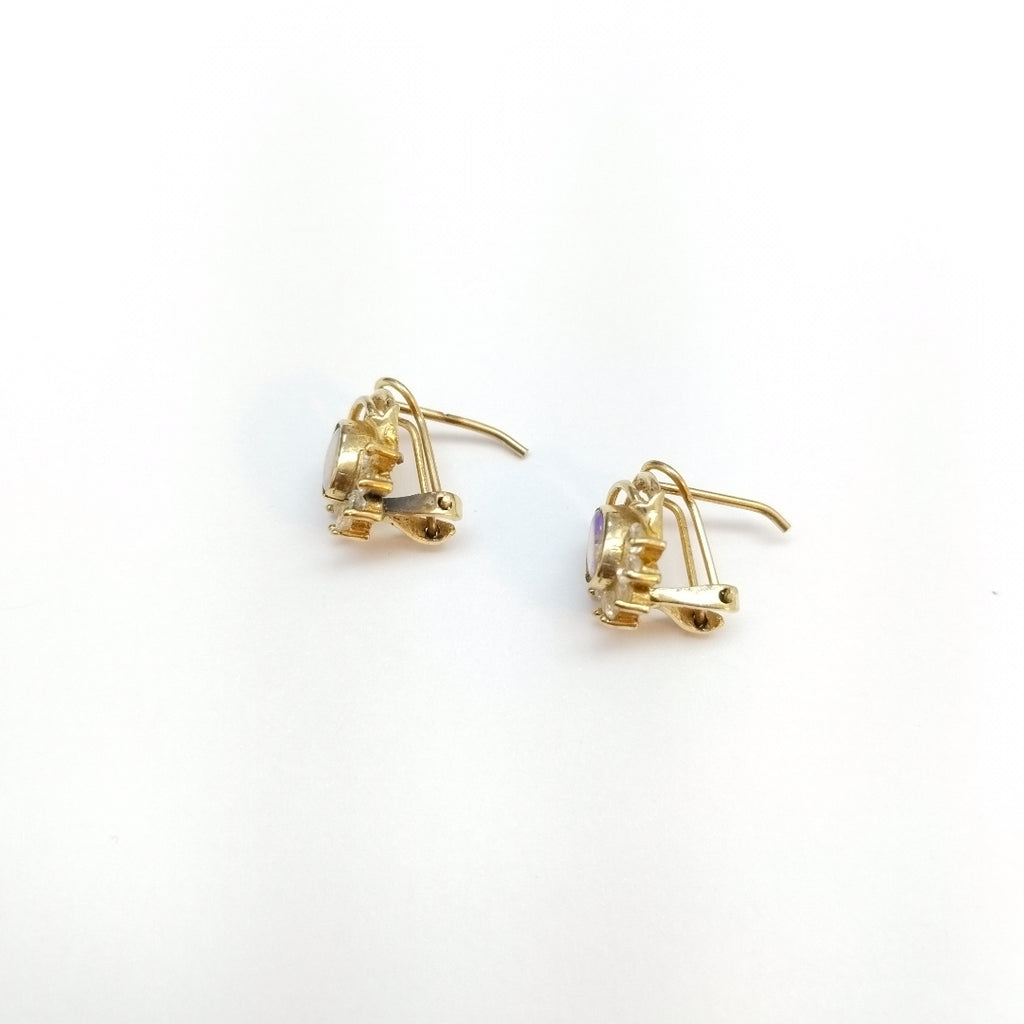 ARETES PAR ORO 14 K 3.8 GRMS (SEMINUEVO)