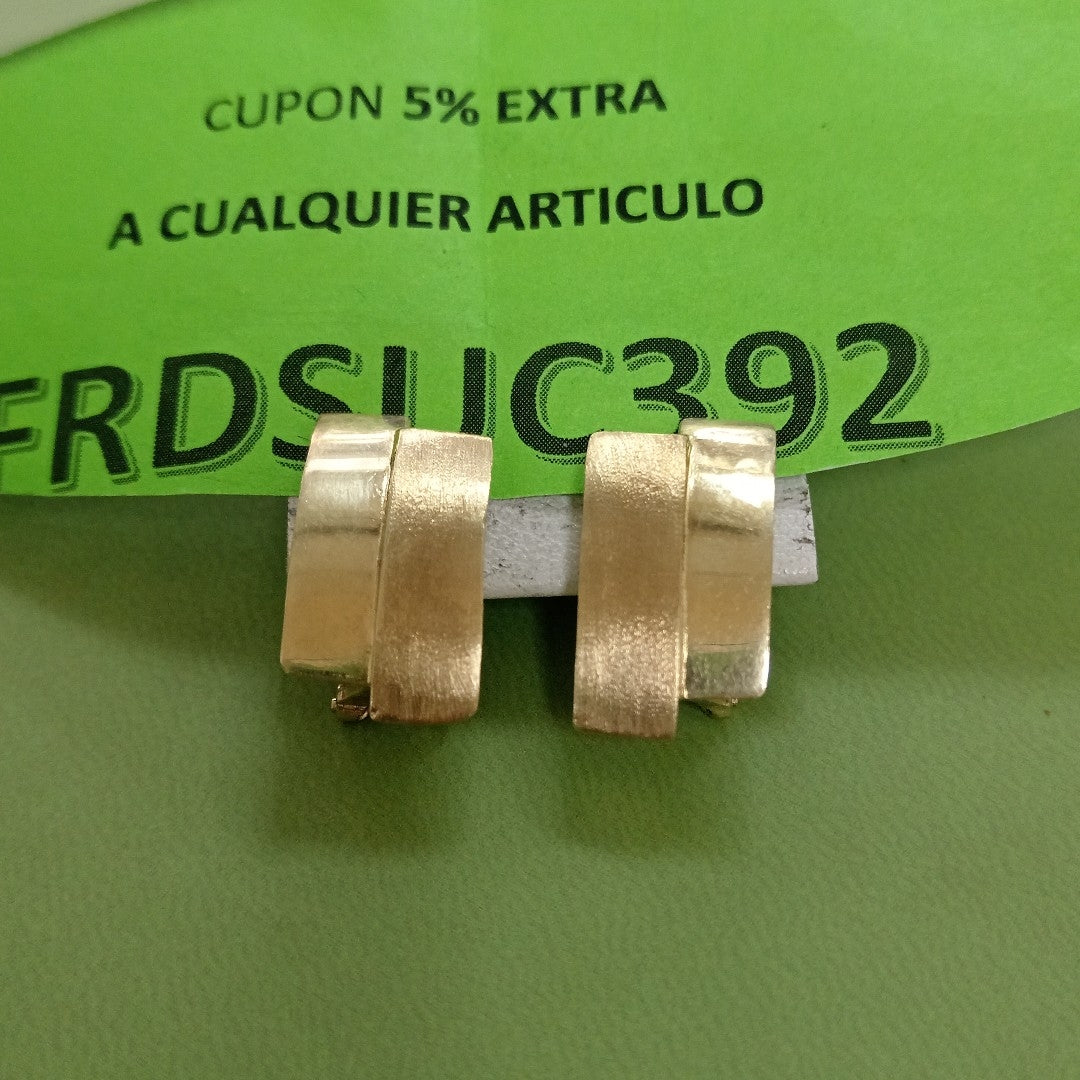 ARETES PAR ORO 10 K 3.2 GRMS (SEMINUEVO)