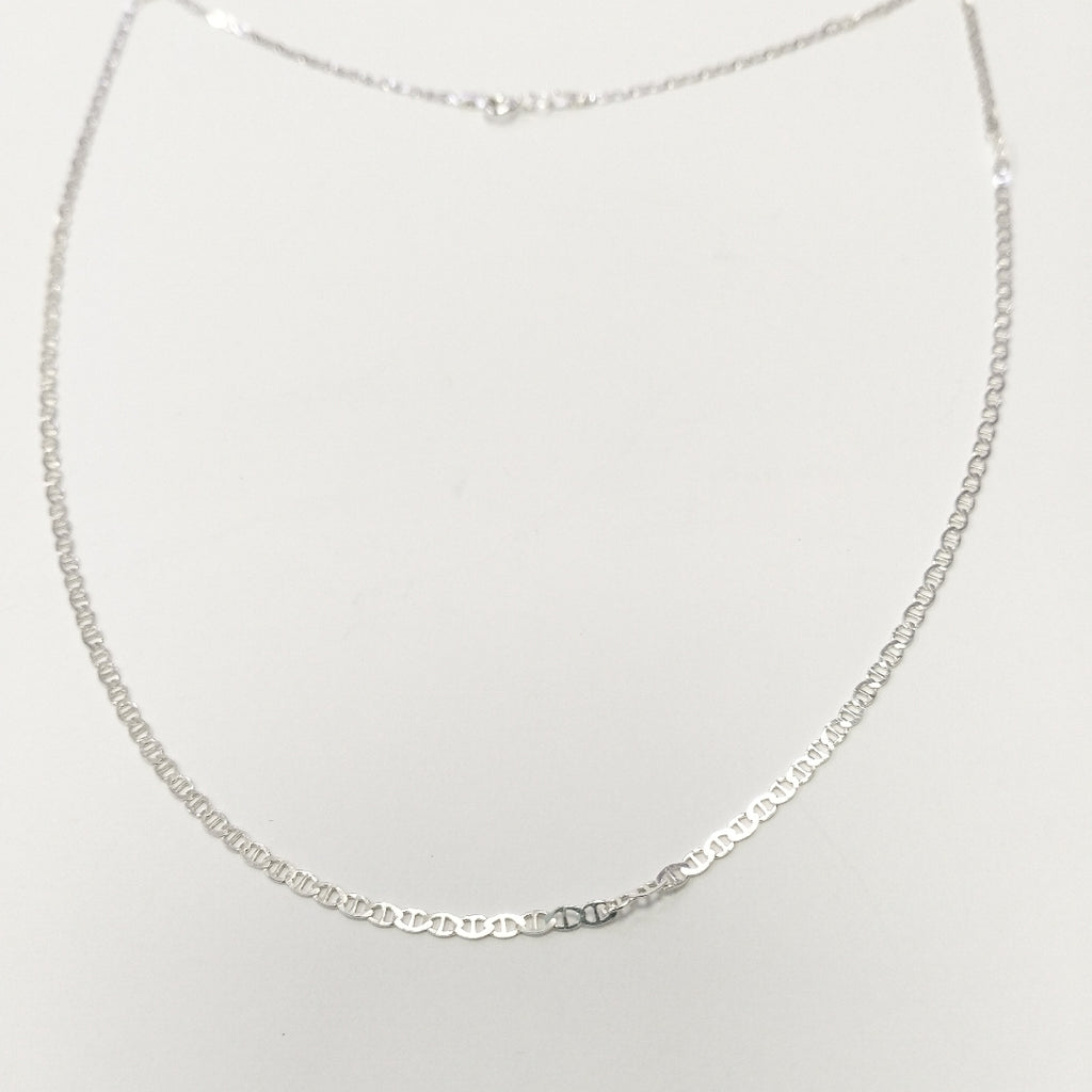 CADENA TEJIDO GUCHI PLATA .925 60 CM 3.8 GR (NUEVO)