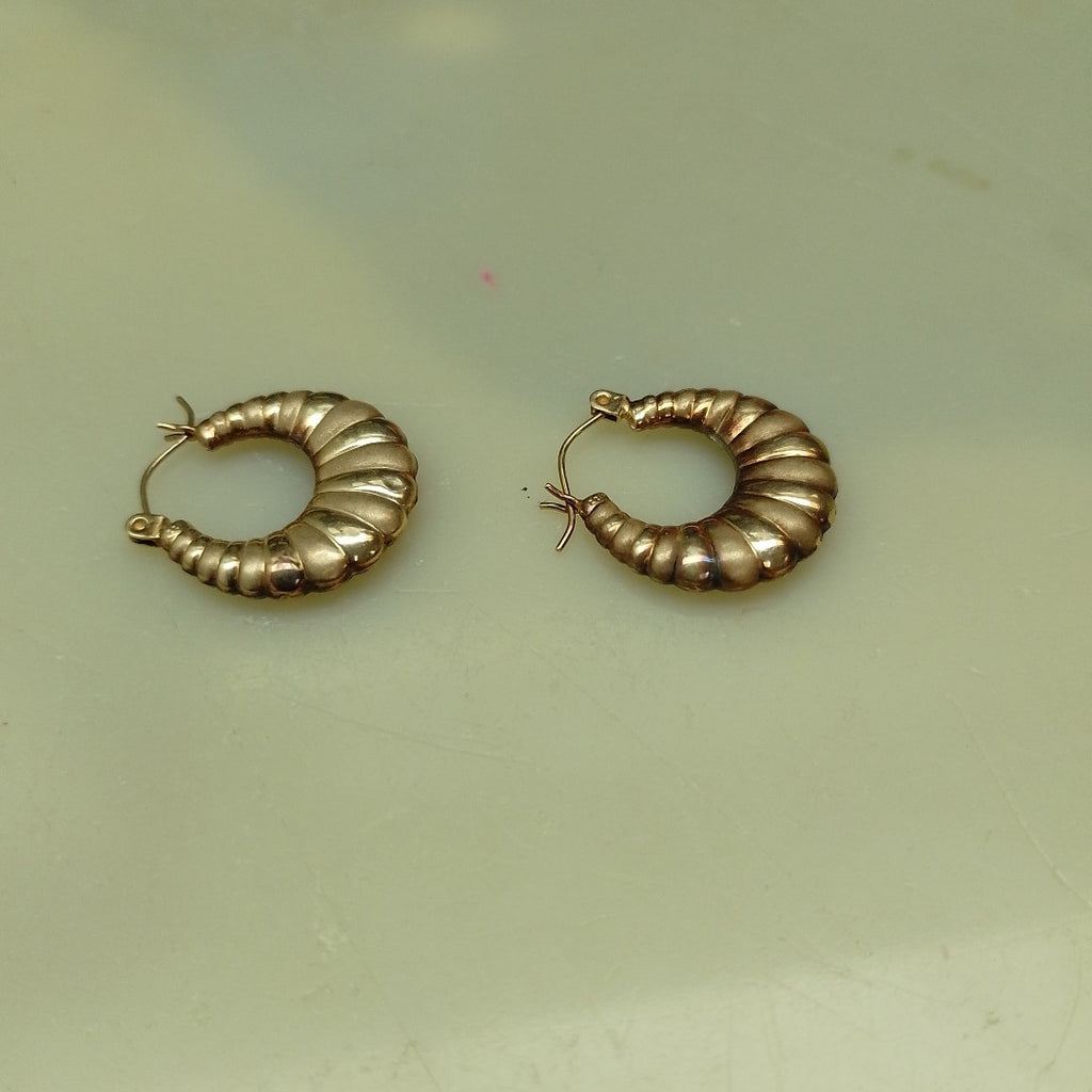 ARRACADAS PAR ORO 10 K 1.4 GRMS (SEMINUEVO)