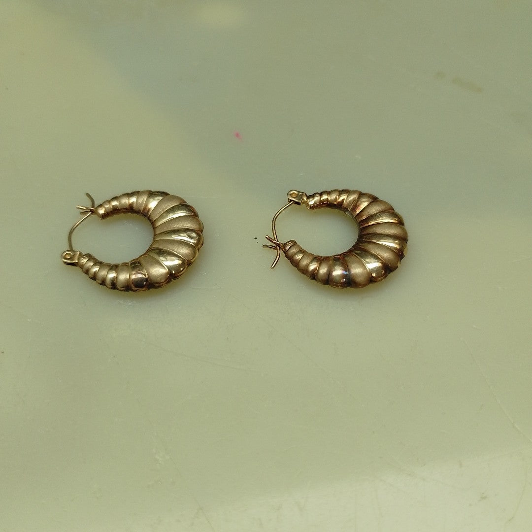 ARRACADAS PAR ORO 10 K 1.4 GRMS (SEMINUEVO)