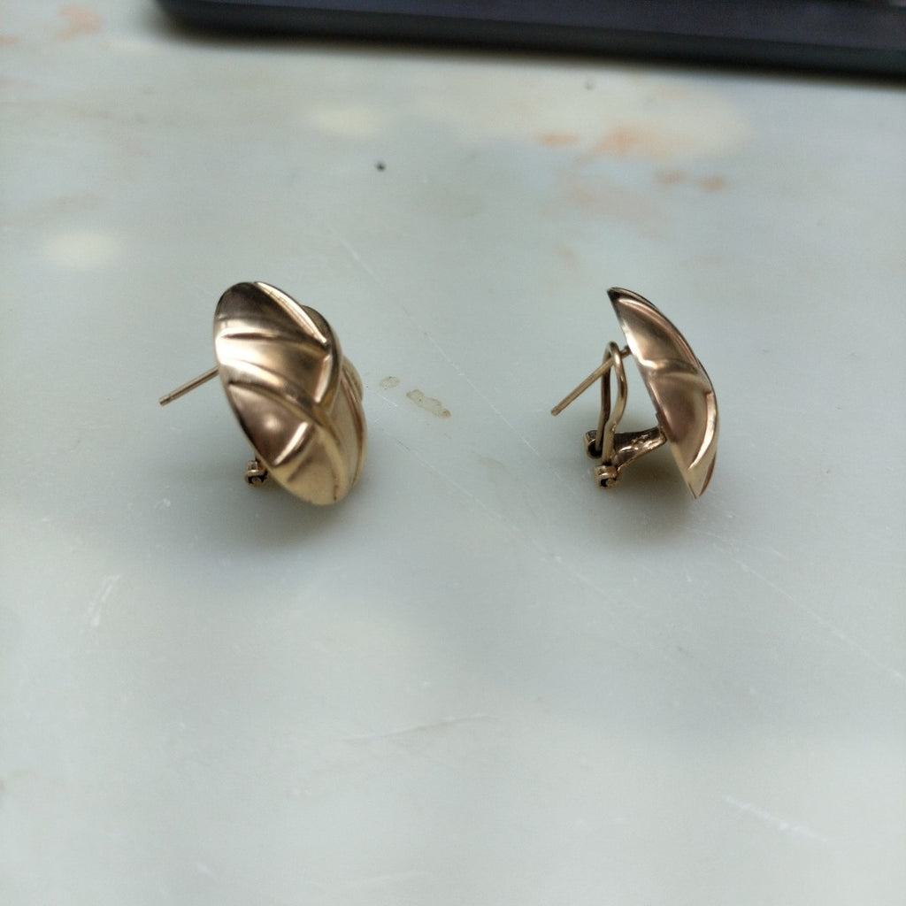 ARETES PAR ORO 14 K 7,70 GRMS (SEMINUEVO)