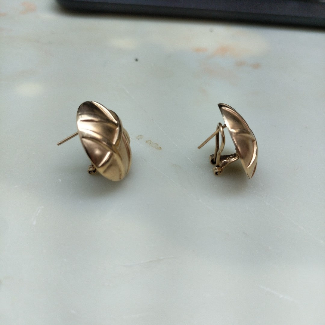 ARETES PAR ORO 14 K 7,70 GRMS (SEMINUEVO)