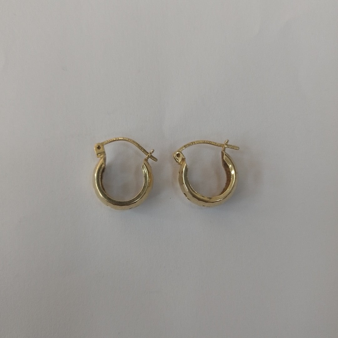 ARRACADAS PAR ORO 14 K 1.7 GRMS (SEMINUEVO)