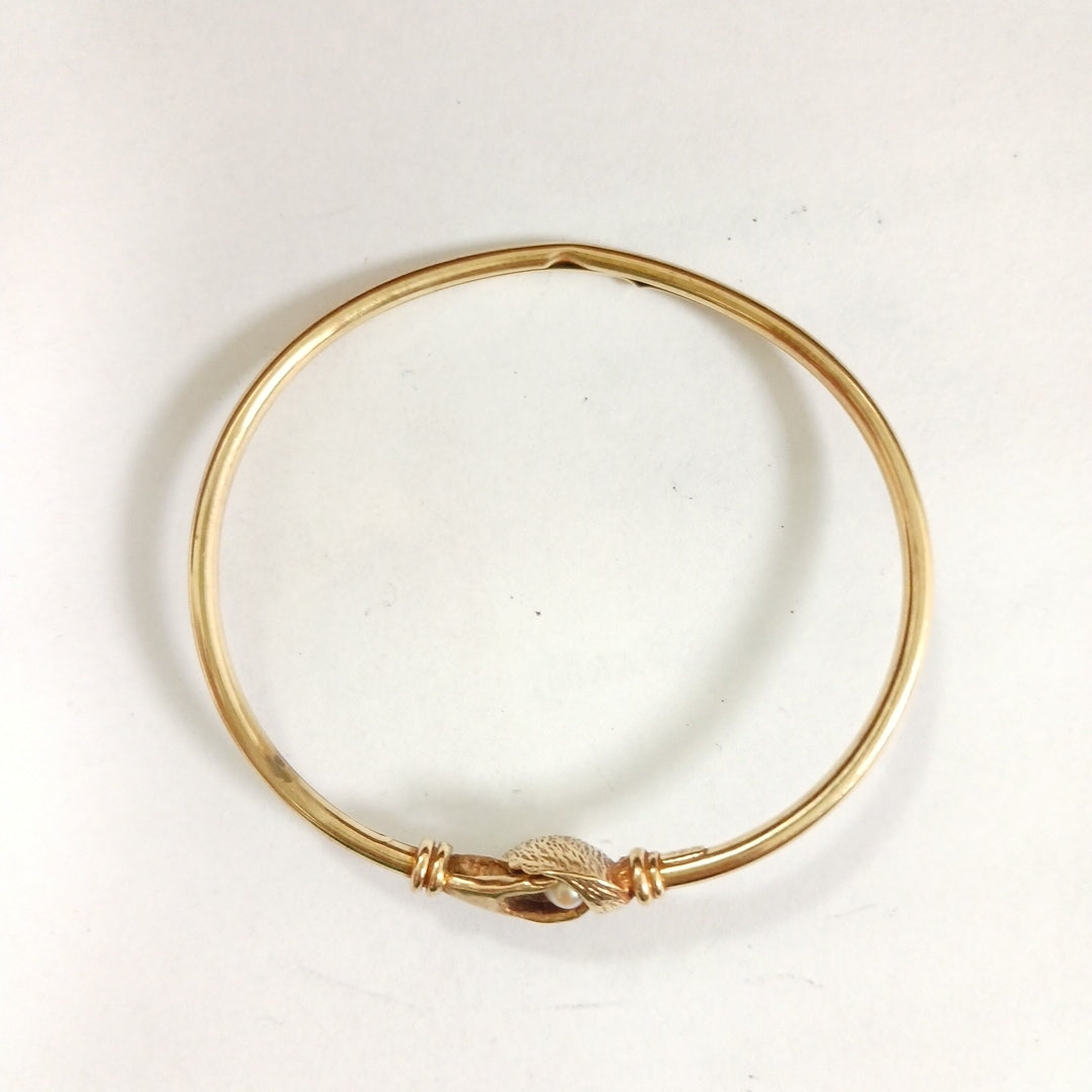 PULSERA RIGIDA ORO 14 K 5.7 GRMS (SEMINUEVO)
