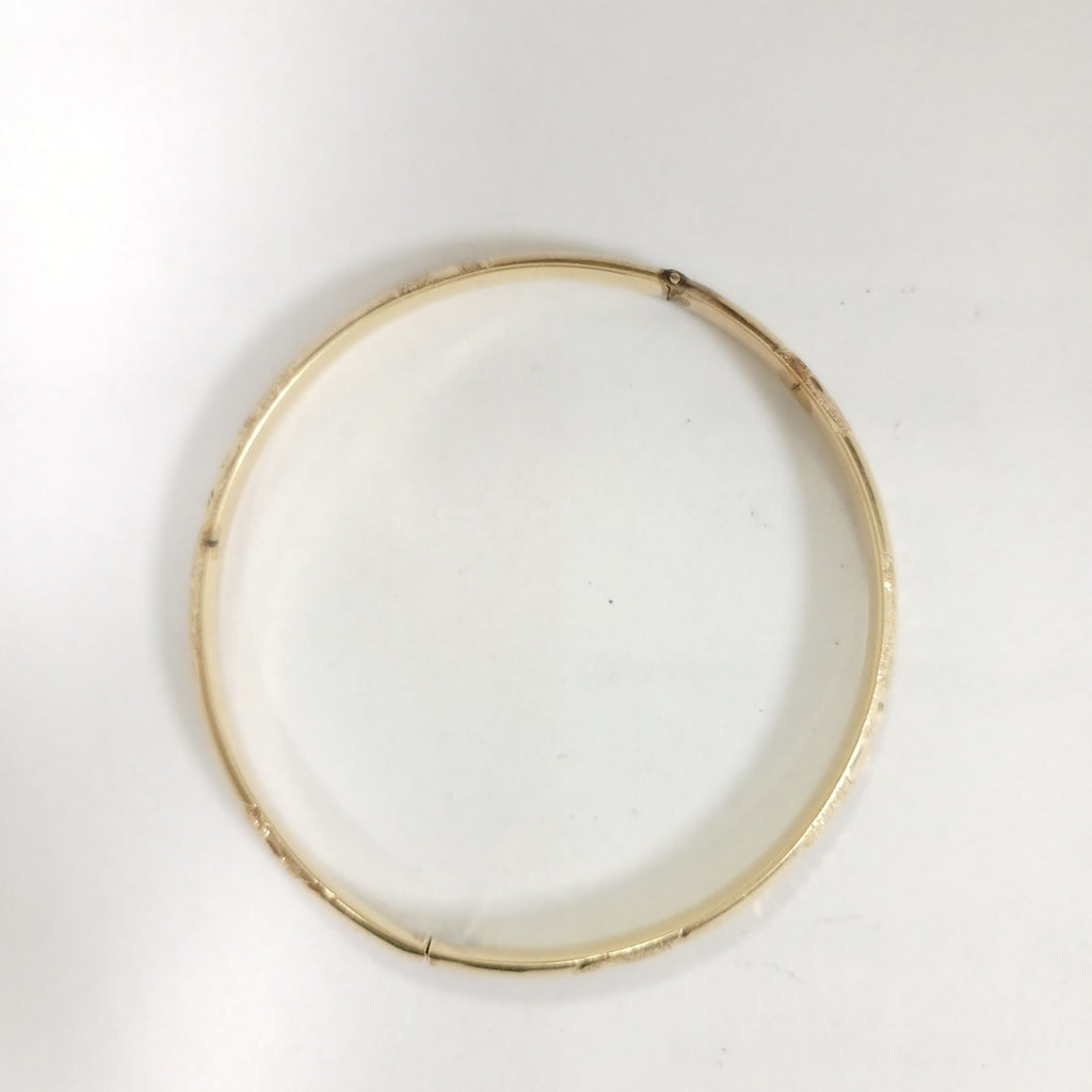 PULSERA RIGIDA ORO 14 K 6,20 GRMS (SEMINUEVO)
