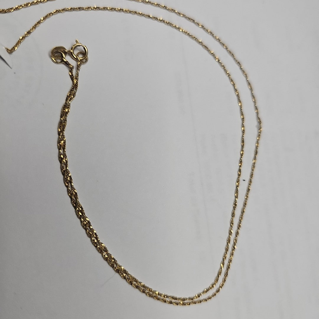 CADENA ORO 14 K 1.2 GRMS (SEMINUEVO)