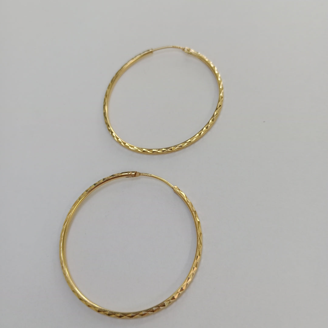 ARRACADAS PAR ORO 14 K 2.5 GRMS (SEMINUEVO)