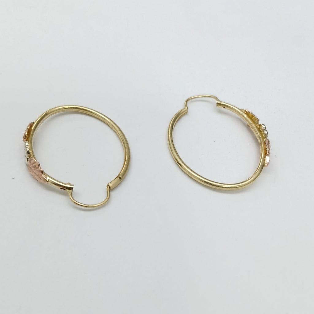 ARRACADAS PAR ORO 14 K 2,20 GRMS (SEMINUEVO)
