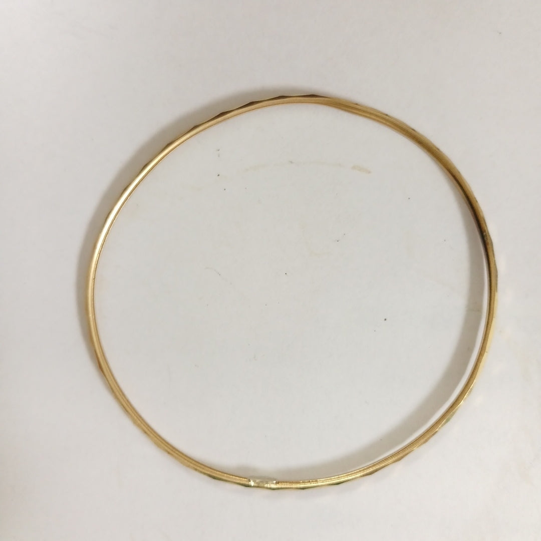 PULSERA RIGIDA ORO 14 K 2.3 GRMS (SEMINUEVO)