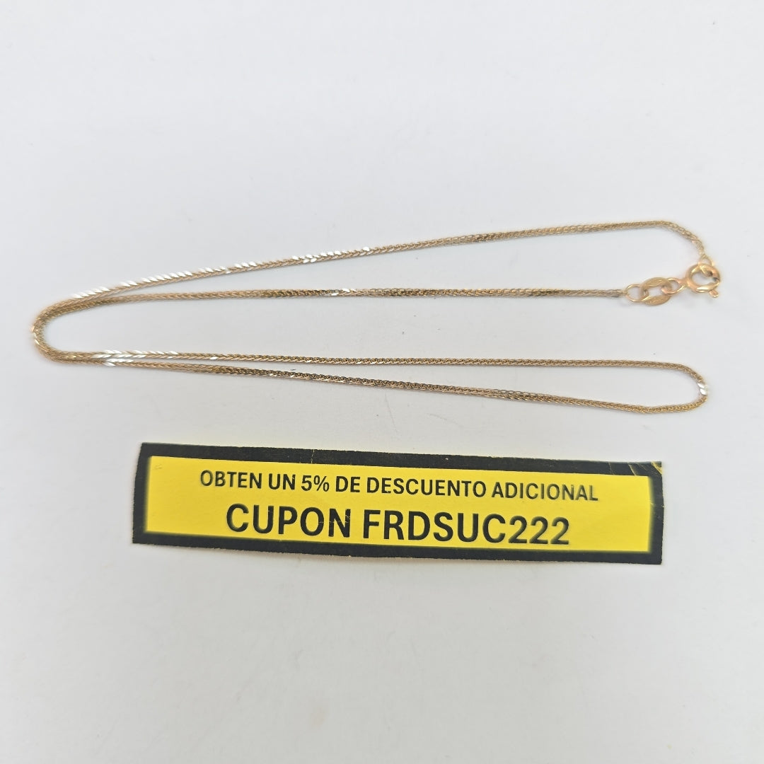 CADENA ORO 10 K 1.3 GRMS (SEMINUEVO)