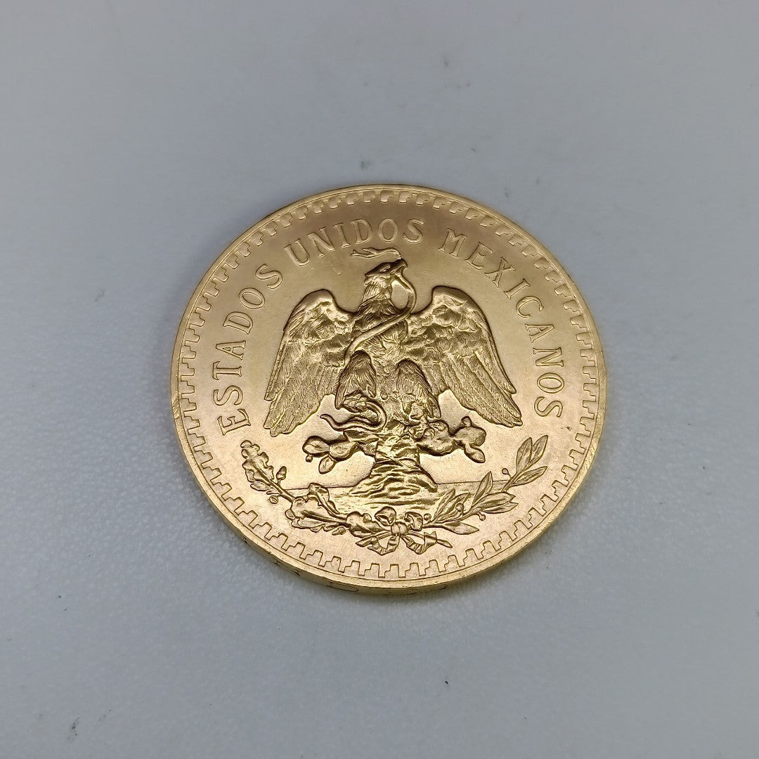 K1 41.6 GRMS 21 K IDENTIFICACIÓN MONEDA NOMINATIVA MONEDAS PESOS 50 PESOS (SEMINUEVO)
