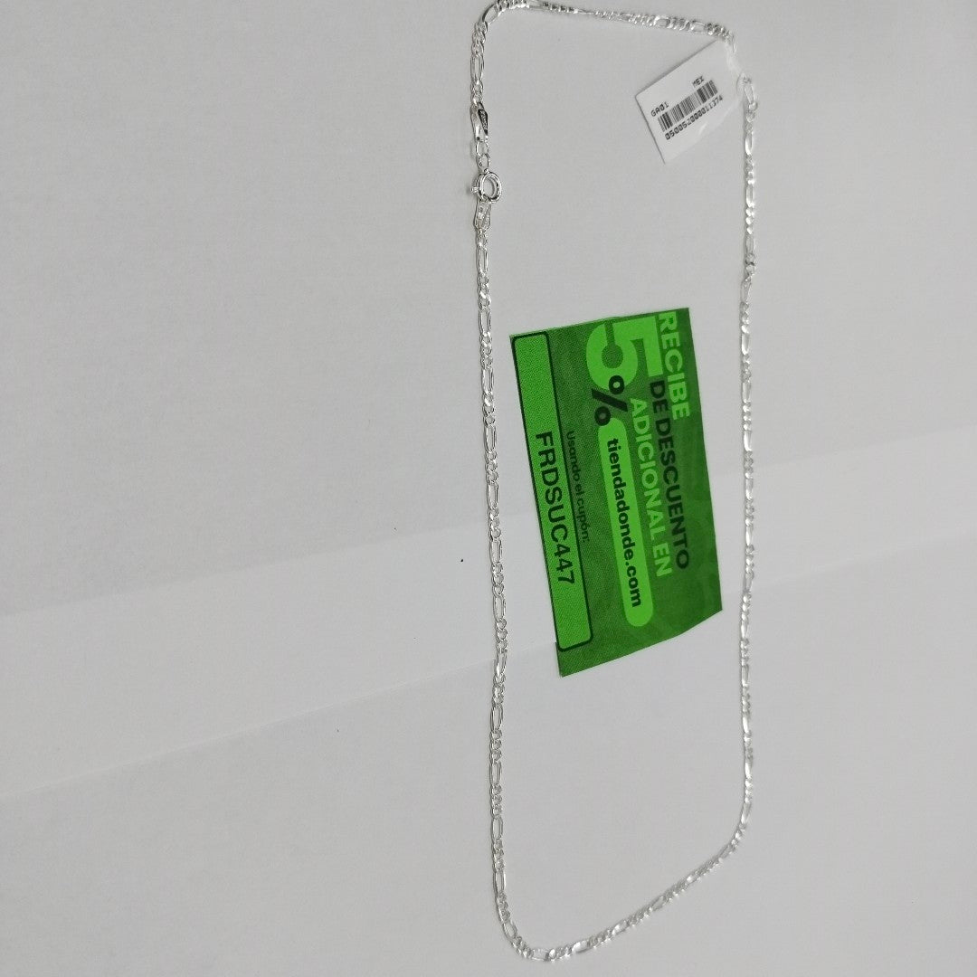 CADENA TEJIDO 3X1 PLATA .925 50 CM 4.1 GR (NUEVO)