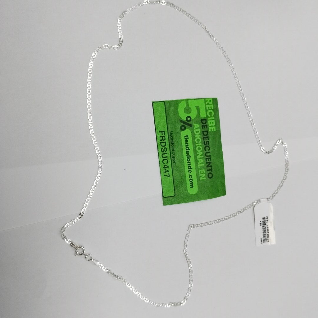 CADENA TEJIDO GUCHI PLATA .925 60 CM 3.8 GR (NUEVO)