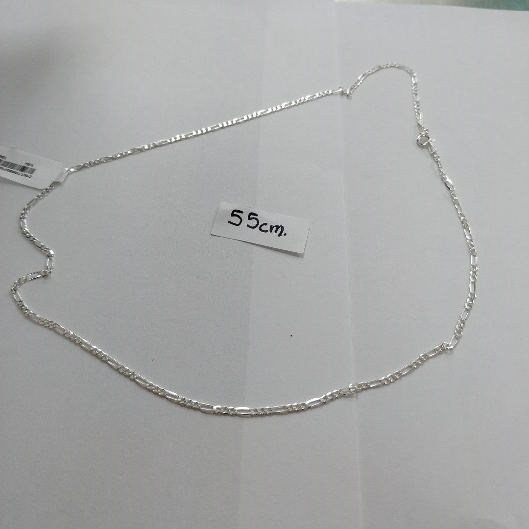 CADENA TEJIDO 3X1 PLATA .925 55 CM 4.2 GR (NUEVO)