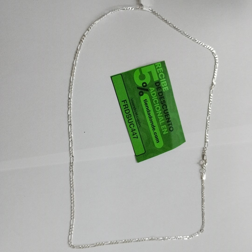 CADENA TEJIDO 3X1 PLATA .925 55 CM 4.2 GR (NUEVO)