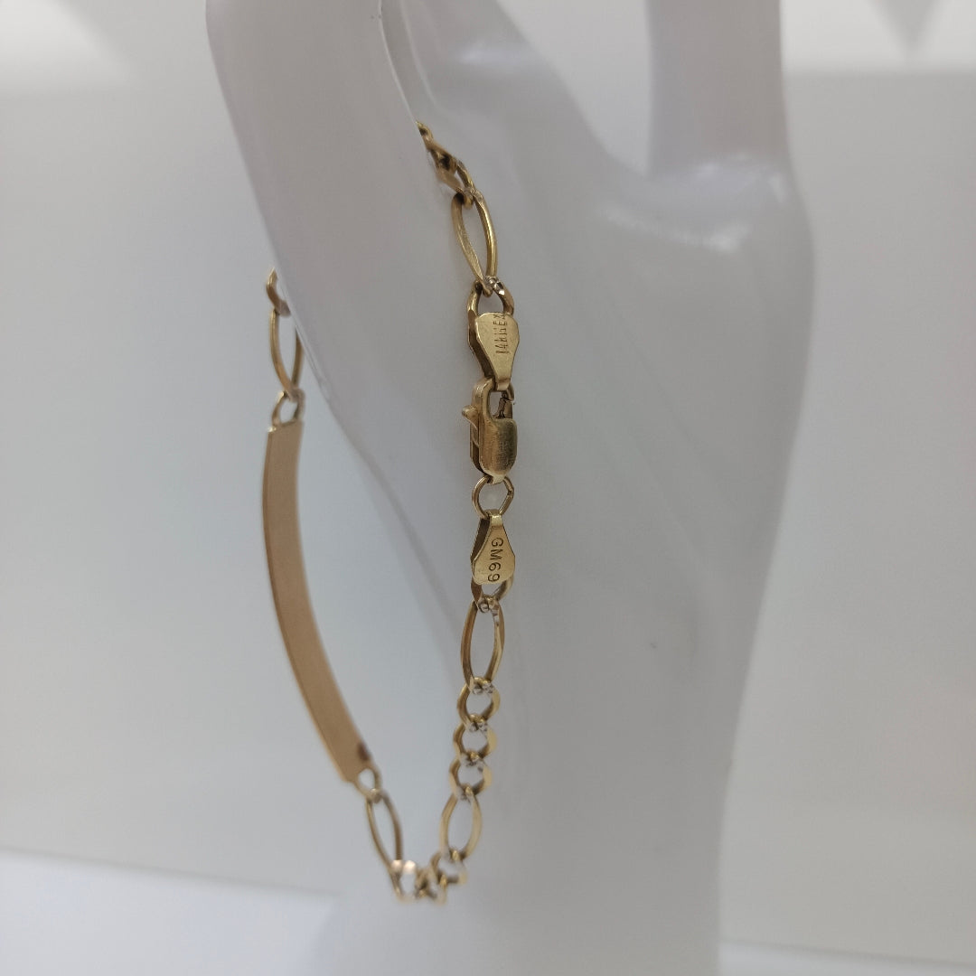 PULSERA ORO 14 K 6.1 GRMS (SEMINUEVO)