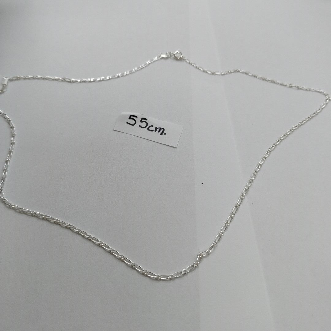 CADENA TEJIDO 1X1 PLATA .925 55 CM 3.3 GR (NUEVO)