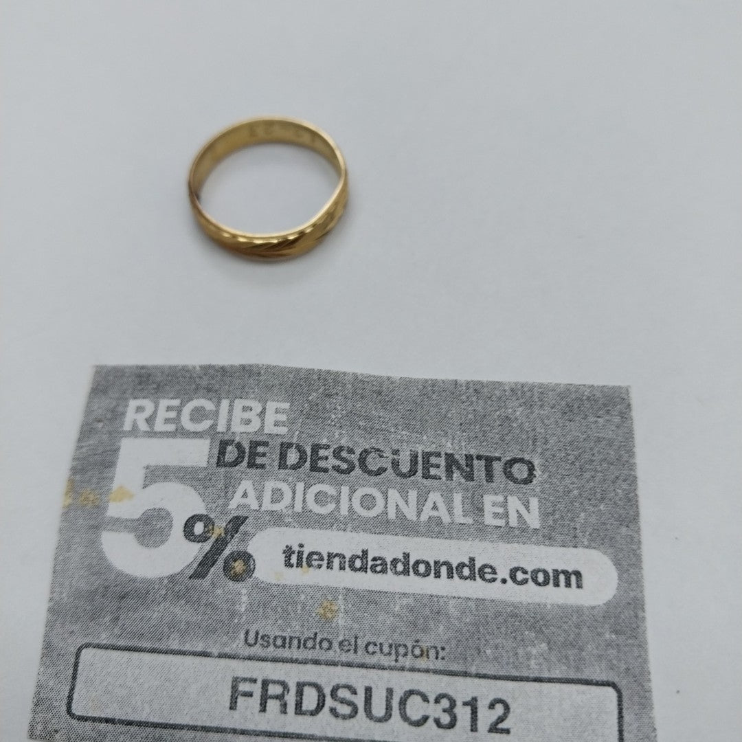 ARGOLLA ORO 8 K 1.1 GRMS (SEMINUEVO)