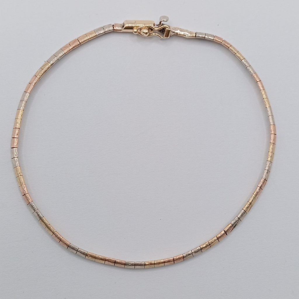 PULSERA ORO COMBINADO 10 K 5 GRMS (SEMINUEVO)