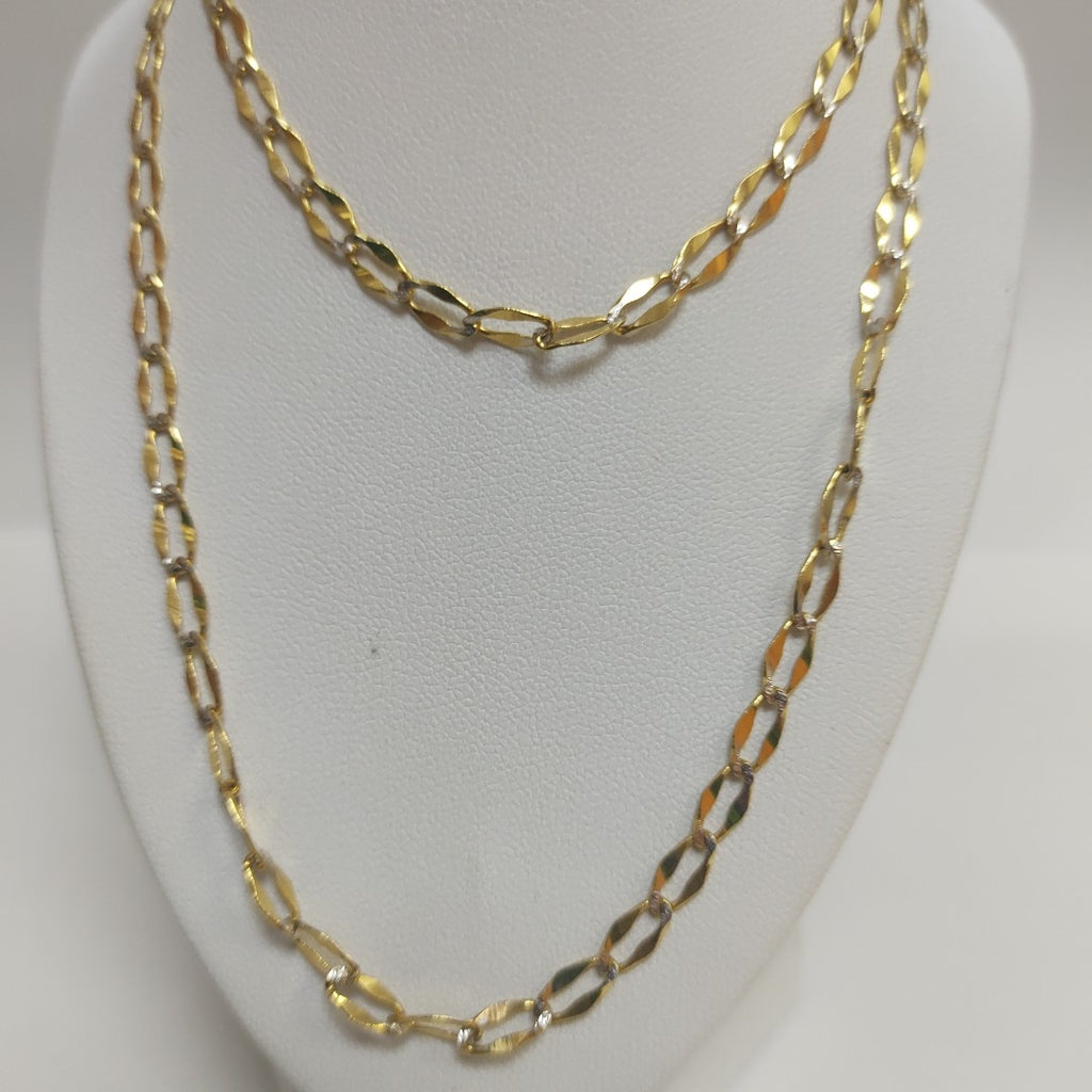 CADENA ORO,RODIADO 14 K 6,70 GRMS (SEMINUEVO)
