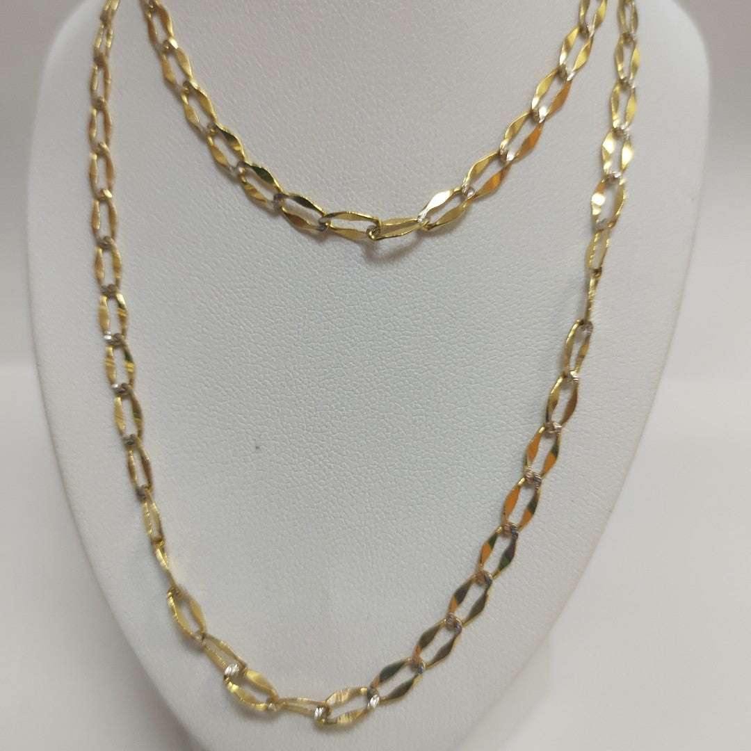 CADENA ORO,RODIADO 14 K 6,70 GRMS (SEMINUEVO)