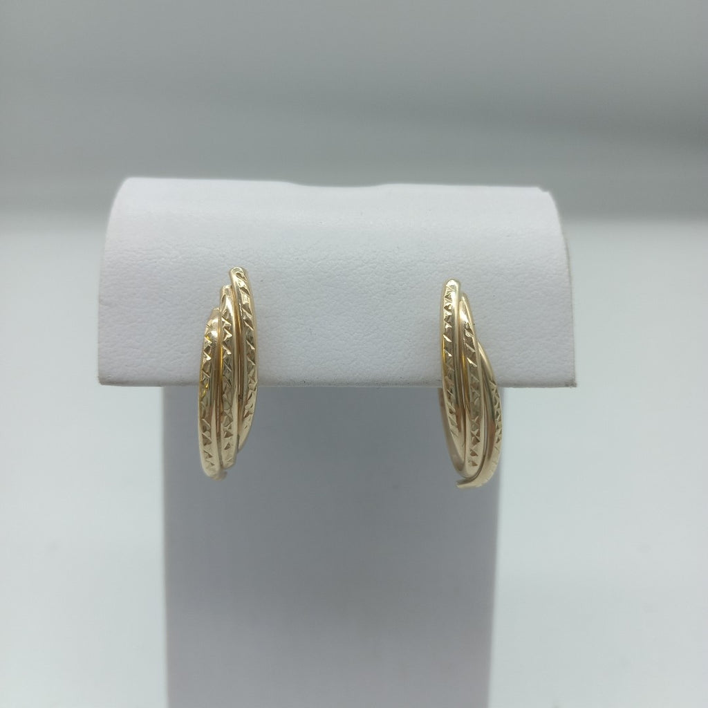 ARRACADAS PAR ORO 10 K 2.2 GRMS (SEMINUEVO)