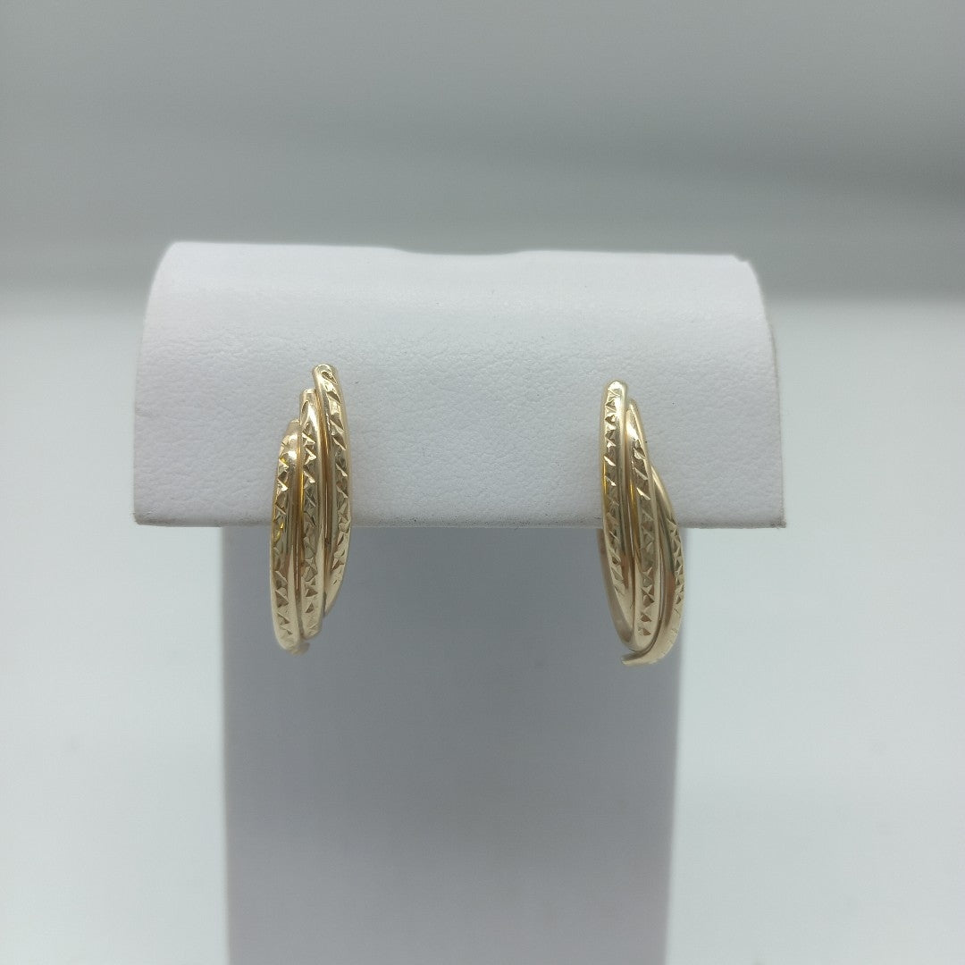 ARRACADAS PAR ORO 10 K 2.2 GRMS (SEMINUEVO)