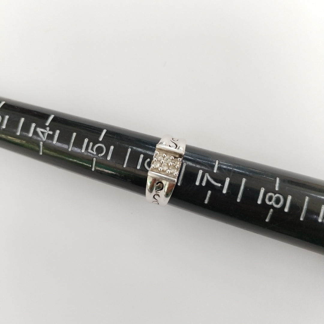 ANILLITO ORO BLANCO 14 K 3.1 GRMS (SEMINUEVO)