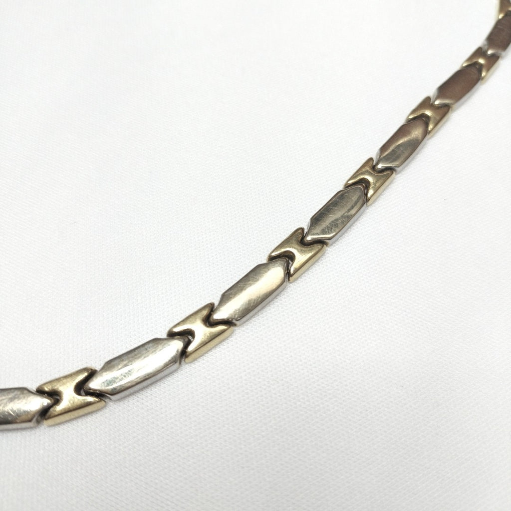 GARGANTILLA ORO COMBINADO 14 K 28,40 GRMS (SEMINUEVO)