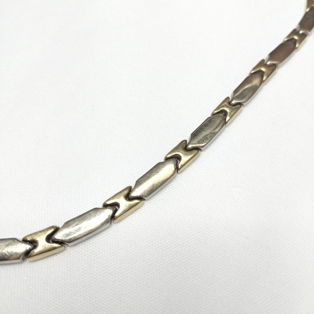 GARGANTILLA ORO COMBINADO 14 K 28,40 GRMS (SEMINUEVO)