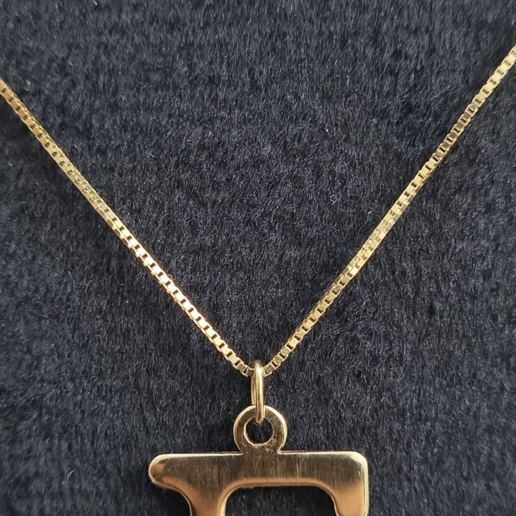 CADENA, DIJE ORO 14 K 1.6 GRMS (SEMINUEVO)