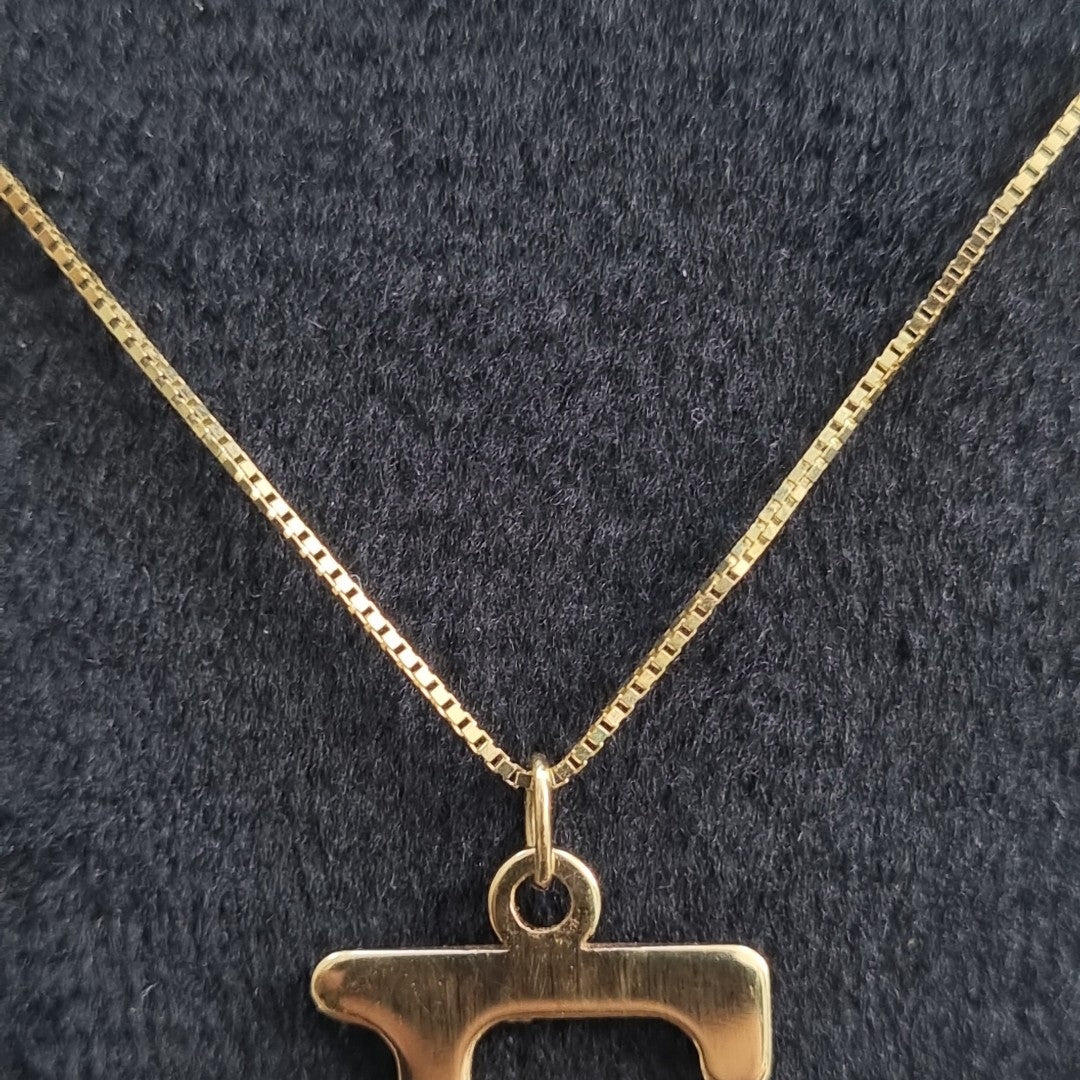 CADENA, DIJE ORO 14 K 1.6 GRMS (SEMINUEVO)