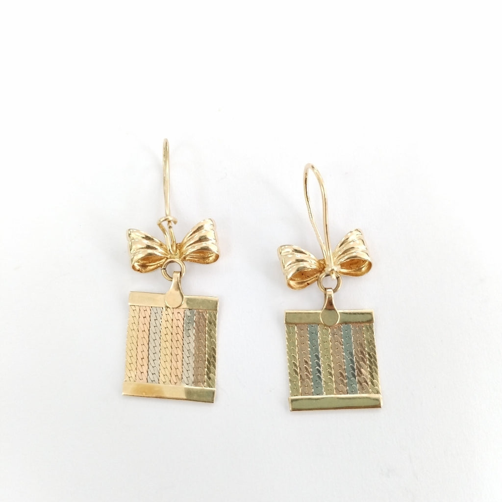ARETES PAR ORO 14 K 3.9 GRMS (SEMINUEVO)