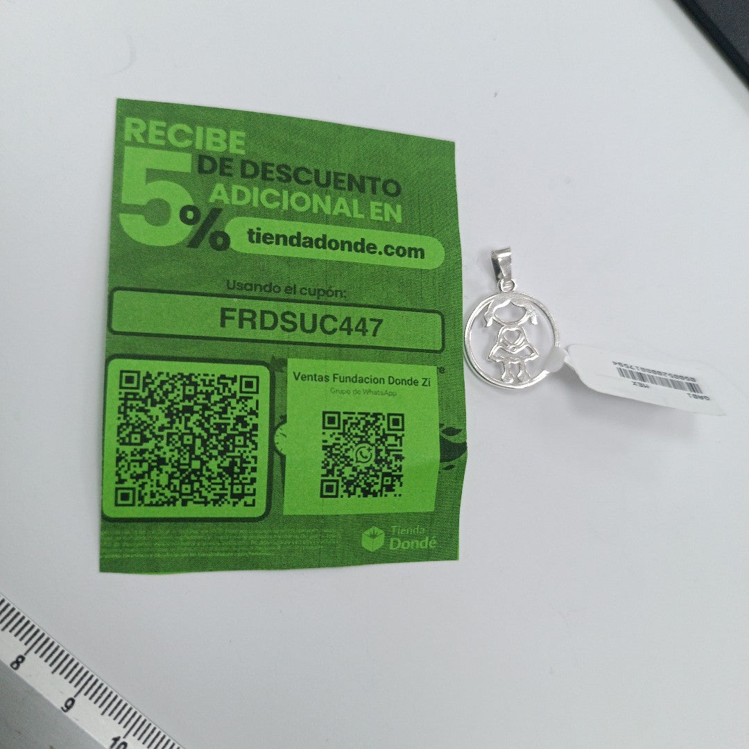 DIJE NIÑA PLATA .925 2.1 GR (NUEVO)